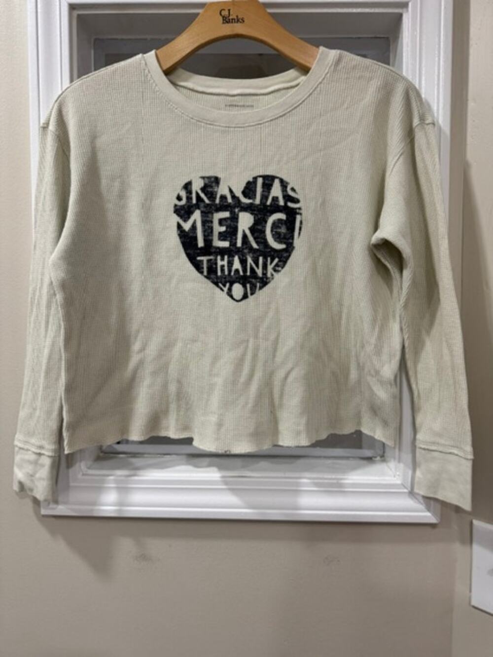 Anthropologie Waffle Shirt